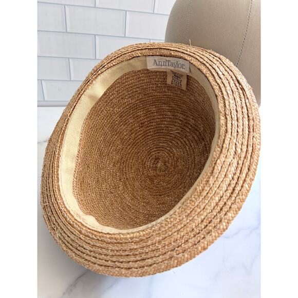 Lot of 5 Vintage Straw Hats, Ann Taylor, Liz Claiborne, Raffia  Straw Hat Bundle main image 10